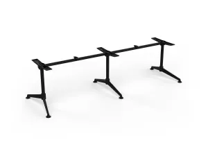OL Modulus All Black Double Span Meeting Table Frame thumbnail 1