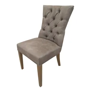 VI Windsor PU Leather Upholstered Timber Legs Dining Chair thumbnail 4