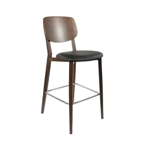 FL Atlanta Upholstered Seat Aluminium Frame Hospitality Barstool - Large thumbnail 14