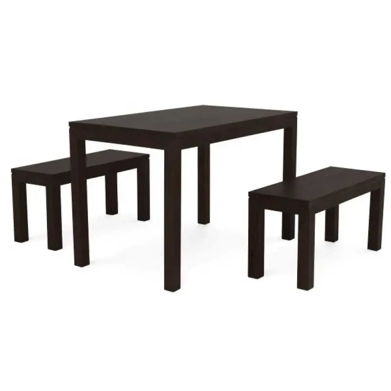 CT Amsterdam Solid Timber 3 Piece Dining Set 120cm