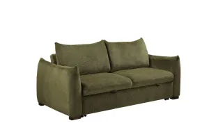 VI Bondi Fabric Upholstered 3 Seater Sofa Bed thumbnail 1