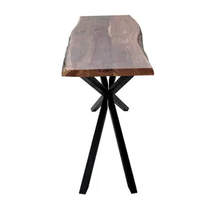 VI Elba Solid Timber Metal Legs Console Table thumbnail 2