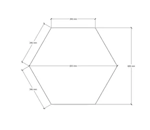 RL Acouline QuickMount Hive Hexagonal Wall Tiles Panels thumbnail 4