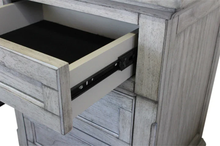 BT Pasadena Tallboy Chest-Aged Black & Grey Sonoma