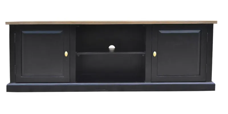 VI Velino Solid Timber 2 Door 2 Niches TV Unit