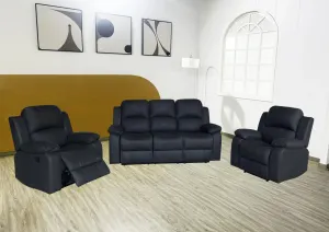 BT Valor Fabric Upholstered 3 Seater Manual Recliner Lounge thumbnail 5