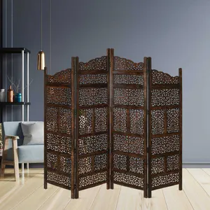 VI Vasco Solid Timber 4 Panel Space Dividing Screen thumbnail 2