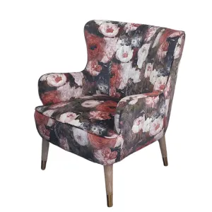 BT East Hampton Velvet Upholstered Accent Chair thumbnail 1