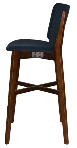 EZ STOOL DAKOTA UPH 2 LIGHTWALNUT - GRAVITY NAVY thumbnail 4