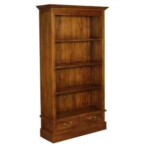 CT Tasmania Solid Timber 2 Drawer Bookcase thumbnail 6
