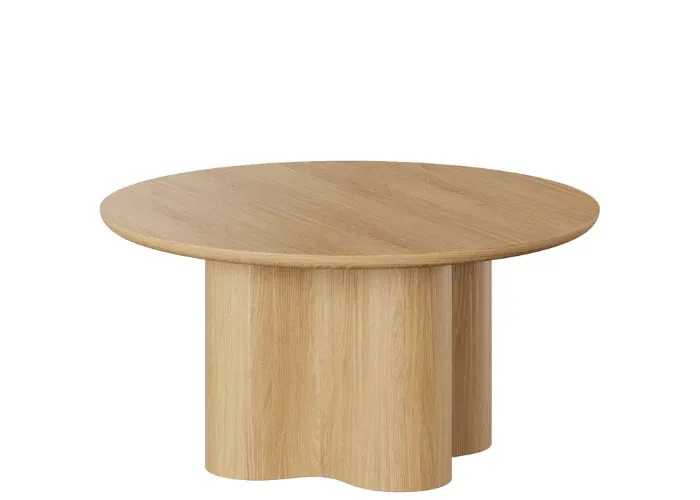 DD Orlo Wave Base Round Coffee Table