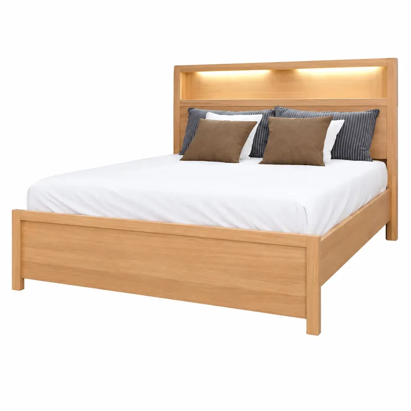 MD Deluxe Messmate Timber Queen Bed