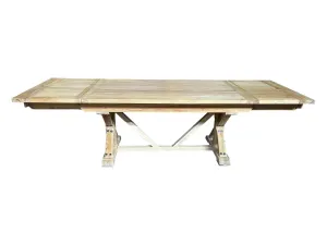 MF Morris Solid Timber Dual Butterfly Base Extendable Dining Table thumbnail 7
