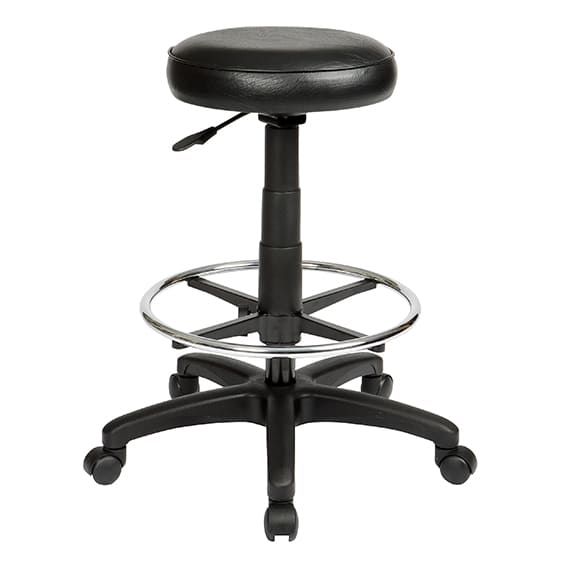 ST State Upholstered Seat Height Adjustable Drafting Stool