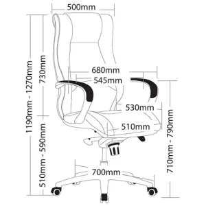 ST Camry PU Leather High Back Executive Chair thumbnail 4