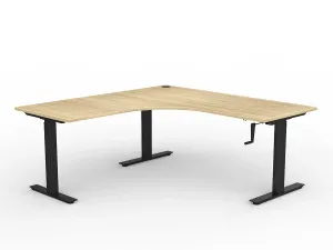 OL Agile 90° Workstation Winder Height Adjustable Corner Desk thumbnail 11