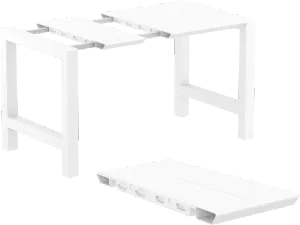 FL Vegas Hospitality Outdoor Extendable Bar Table thumbnail 12