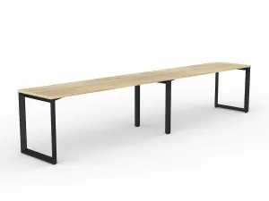 OL Anvil 2-User Workspace – Oak Top with Black Frame thumbnail 8