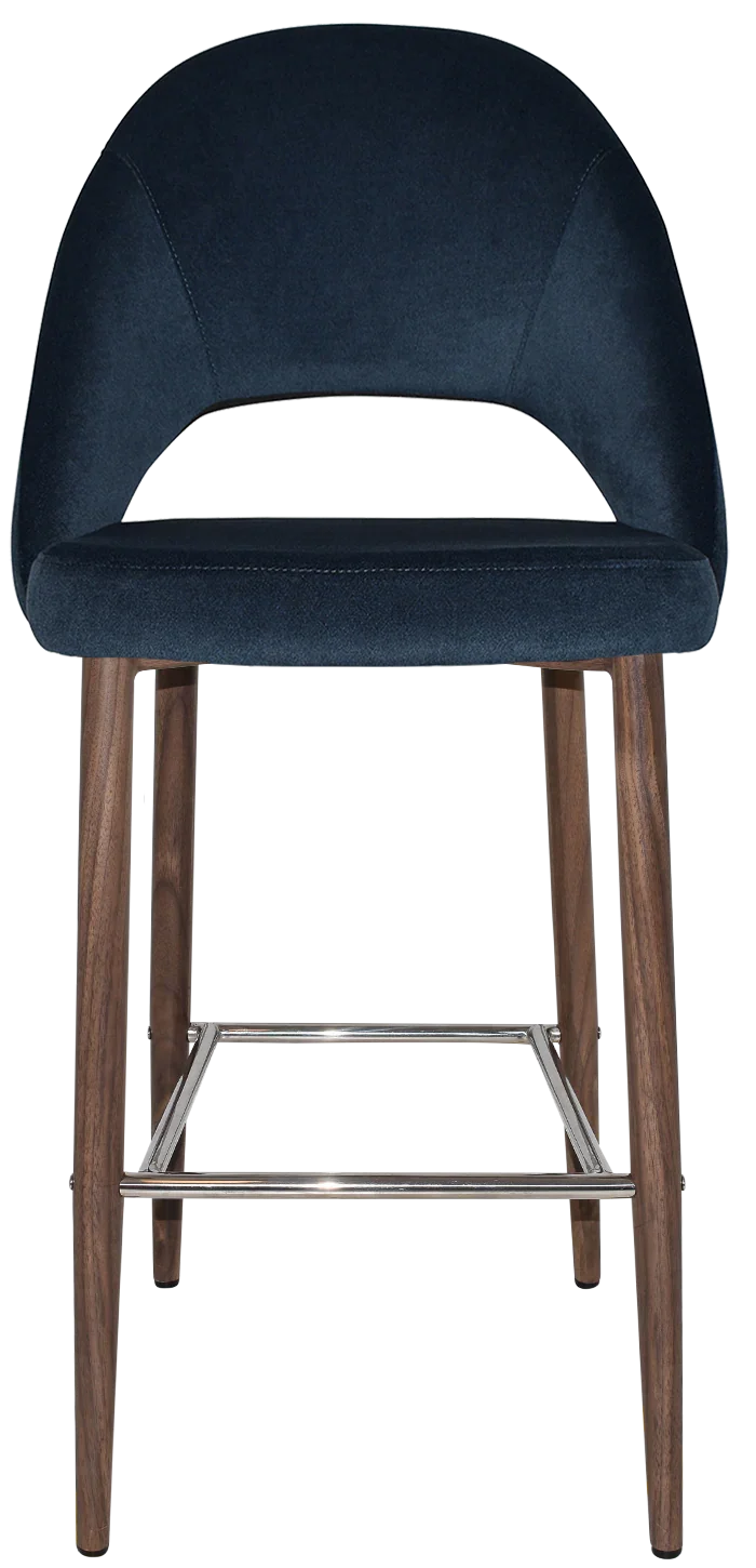 EZ STOOL CHEVRON 750 METAL LIGHT WALNUT