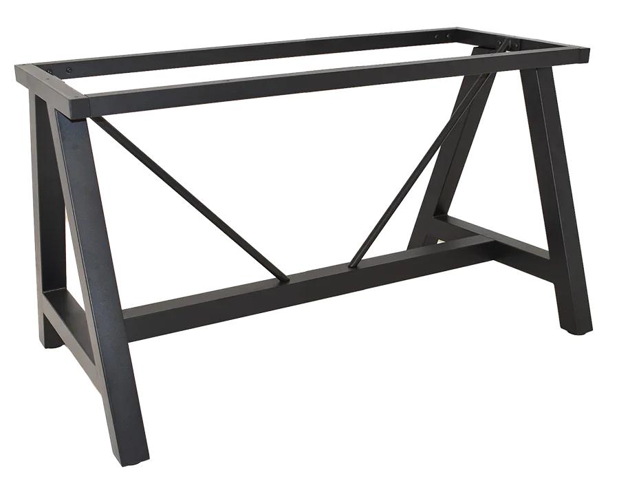 EZ BASE TABLE A FRAME 1200MM H730 BLACK