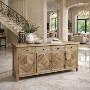 MF Queens Solid Timber Buffet with Doors and Drawers thumbnail 4