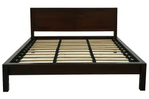 CT Amsterdam Solid Mahogany Timber Queen Bed thumbnail 2
