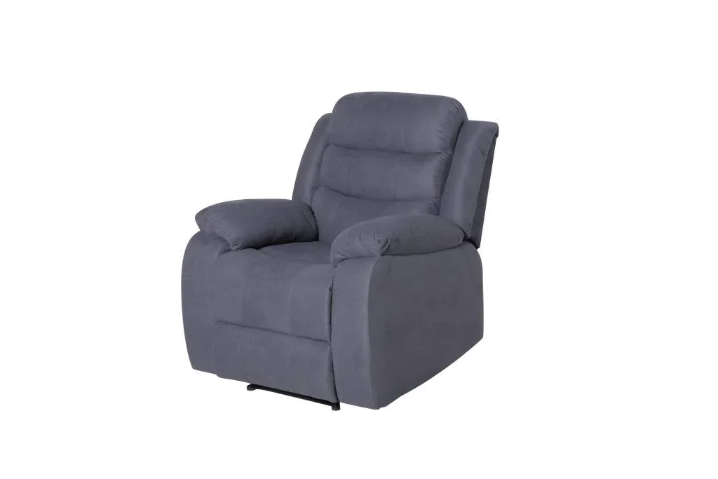 VI Apollo 3 Seater Fabric Recliner Lounge with 2 Single Recliners