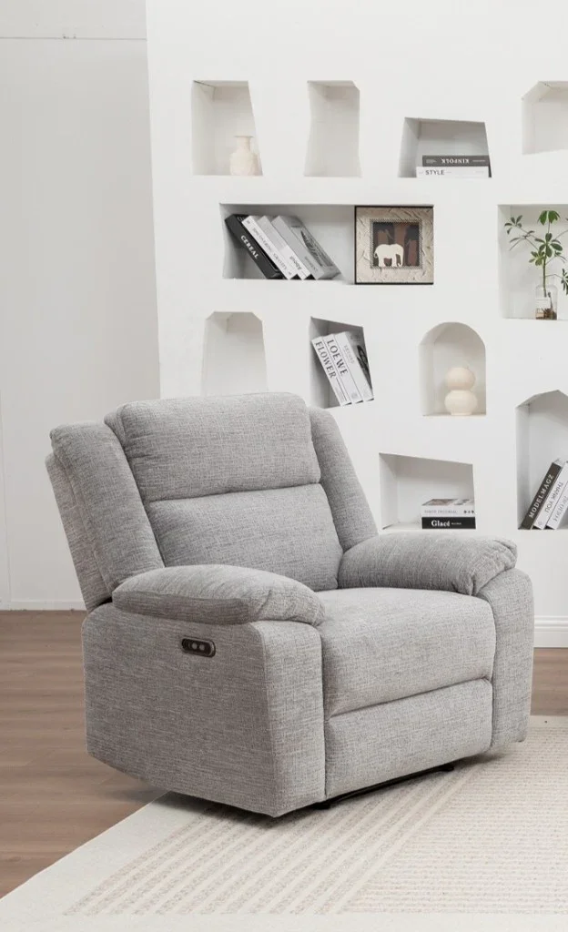 VI Dream Fabric Upholstered Single Seater Electric Recliner Lounge