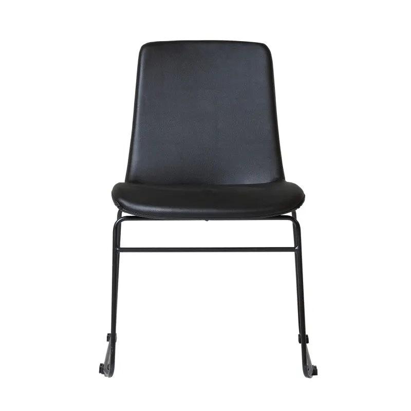 RL Tempo PU Leather Upholstered Sled Base Stackable Visitor Chair