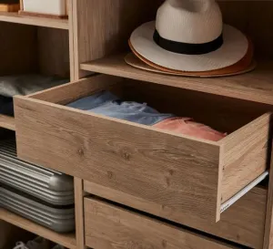 HE Bronte 5 Drawer Wardrobe with a Shelf thumbnail 2