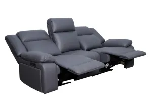VI Cooper Fabric Upholstered 3 Seater Electrical Recliner Lounge thumbnail 6