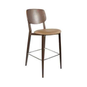 FL Atlanta Upholstered Seat Aluminium Frame Hospitality Barstool - Large thumbnail 13