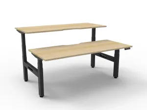 RL Boost Plus Height Adjustable Back to Back 2 User Workstation thumbnail 1