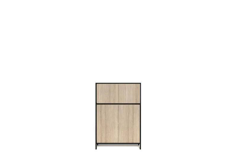 OL Rhodes 4 Door 1 Bay Credenza