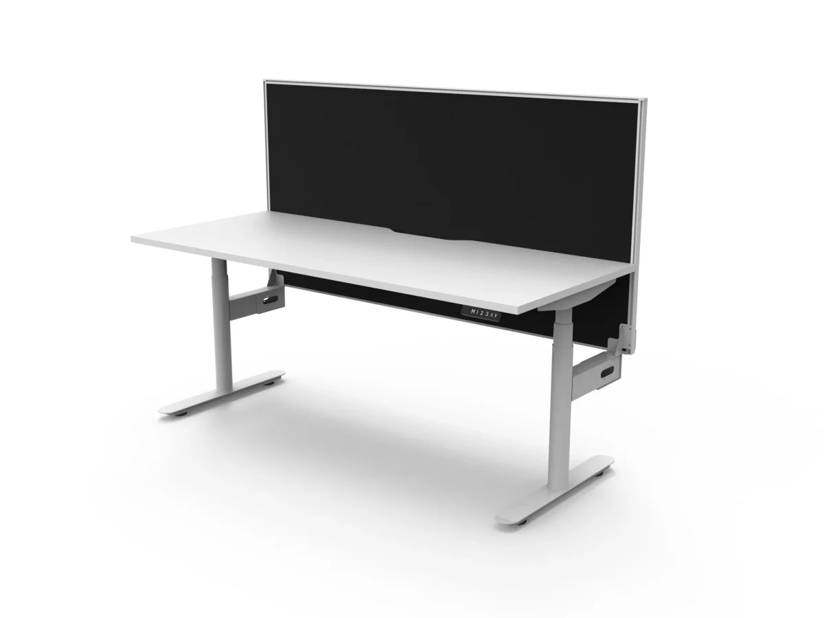 RL Halo Plus Motorized Height Adjustable Desk with SHUSH30 Screen