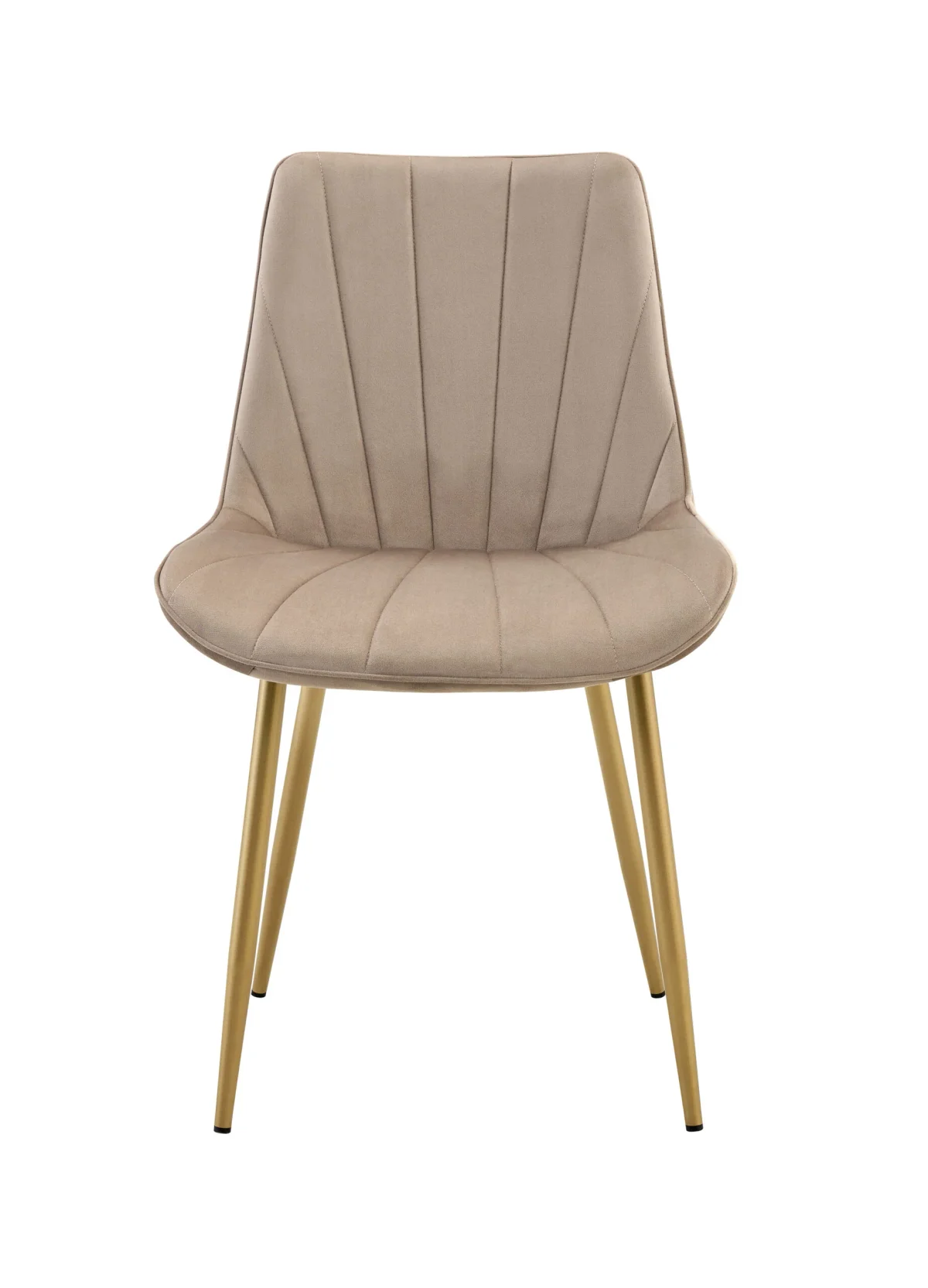 BT Lora Velvet Upholstered Metal Leg Dining Chair