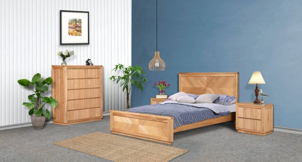 VI Highland Solid Timber Bed Frame