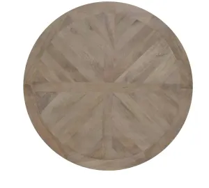 VI Velino Solid Timber Pedestal Base Round Dining Table thumbnail 4
