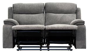 VI Archie 2 Seater Fabric Manual Recliner Lounge thumbnail 3