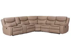 BT Otto Fabric Power Motion 5 Seater Electric Recliner Corner Lounge thumbnail 2