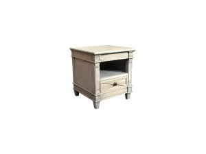 MF Provins Recycled Timber 1 Drawer Side Table thumbnail 2