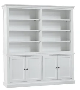 VI Bridgeport 4 Door Buffet and Hutch - White Kit thumbnail 1