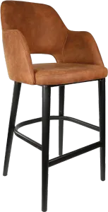 FL Sorbet Premium Vinyl Timber Legs Hospitality Barstool thumbnail 6