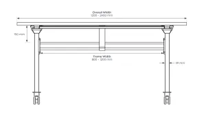 OL Agile Mobile Flip Table Frame thumbnail 5