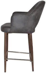 EZ STOOL ALBURY ARM 650 METAL LIGHT WALNUT thumbnail 11