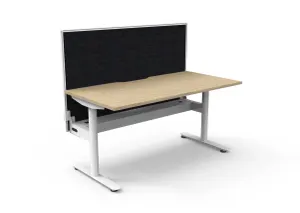 RL Halo Static Single Sided Desk with Aluminium Framed Screen thumbnail 18