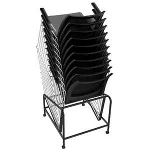 ST Vinn Mesh Back Sled Base Hospitality Stackable Chair thumbnail 8