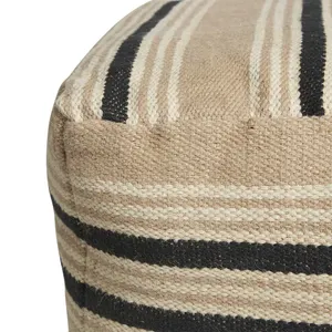 SH Kristy Jute Upholstered Cuboid Ottoman thumbnail 2