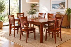 MA Lotus Solid Timber Dining Chair thumbnail 2