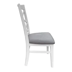 VI Hamilton Solid Timber Dining Chair with Fabric Seat thumbnail 4